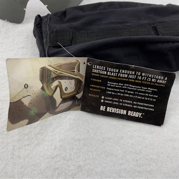 Revision Military Desert Locust Goggle System Replacment Smoke Lens - Picture 4 of 8